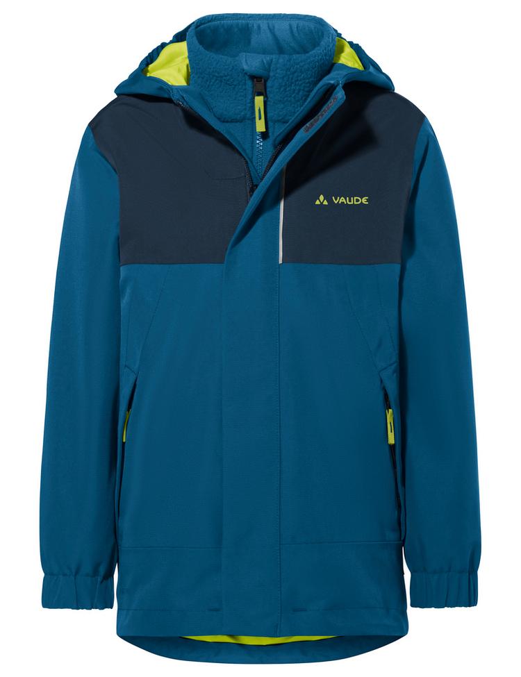 VAUDE VAUDE Kids Caprea 3in1 Jacket Doppeljacke Kinder - shore blue - 0 | SportScheck