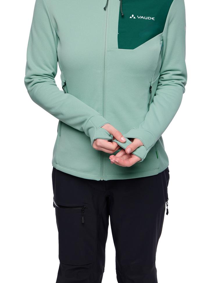 VAUDE VAUDE Women's Monviso Fleece Jacket III Outdoorjacke Damen - dusty fern - 0 | SportScheck