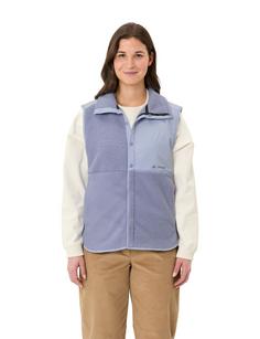 Rückansicht von VAUDE Women's Najun Fleece Vest Outdoorweste Damen dark iris