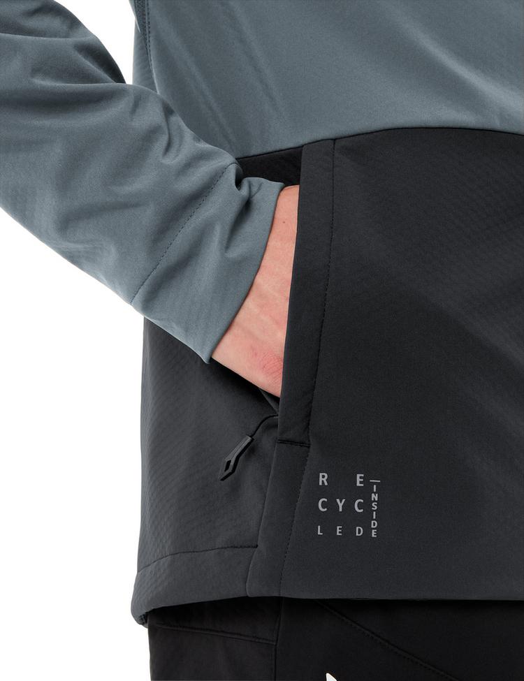 VAUDE VAUDE Men's Qimsa Pro Softshell Jacket Fahrradjacke Herren - heron - 0 | SportScheck