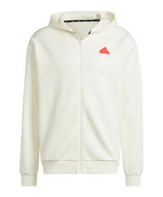 adidas FI BOS FullZip Hoody Weiß Funktionssweatshirt Herren weiss