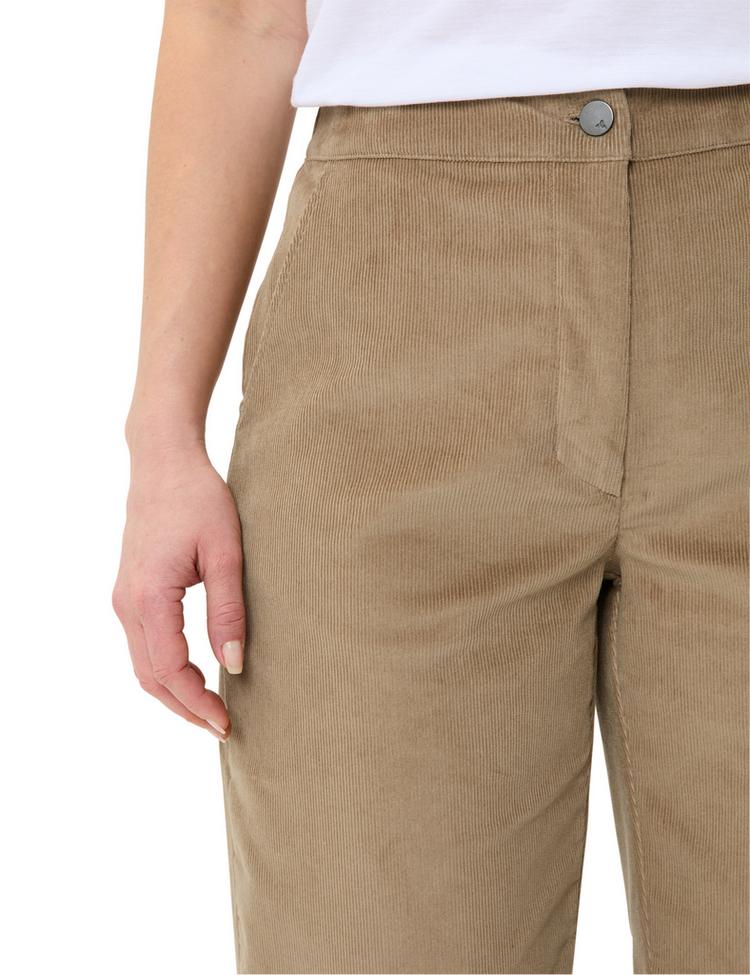 VAUDE VAUDE Women's Najun Cord Pants Funktionshose Damen - oat - 1 | SportScheck