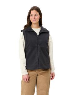 Rückansicht von VAUDE Women's Najun Fleece Vest Outdoorweste Damen phantom black
