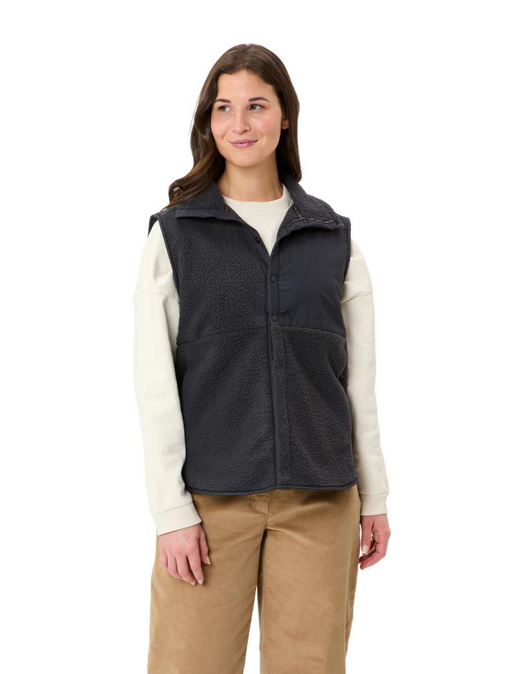 VAUDE VAUDE Women's Najun Fleece Vest Outdoorweste Damen - phantom black - 0 | SportScheck