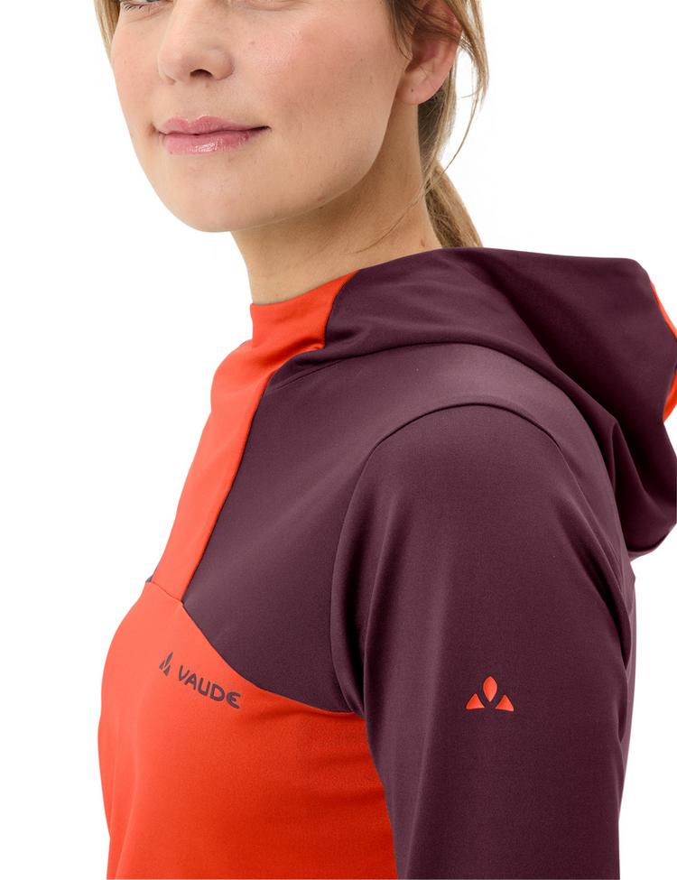 VAUDE VAUDE Women's Qimsa Hoody Sweatshirt Damen - cassis - 0 | SportScheck