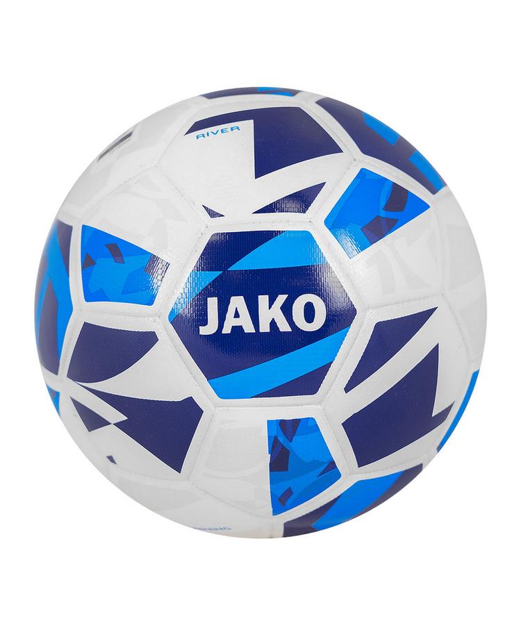 JAKO JAKO River Trainingsball Wei&szlig; Fu&szlig;ball - weissblau - 0 | SportScheck