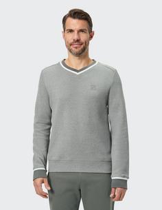 Rückansicht von JOY sportswear SVANTE Sweatshirt Herren smoky green melange