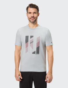 Rückansicht von JOY sportswear Mischa T-Shirt Herren aston grey