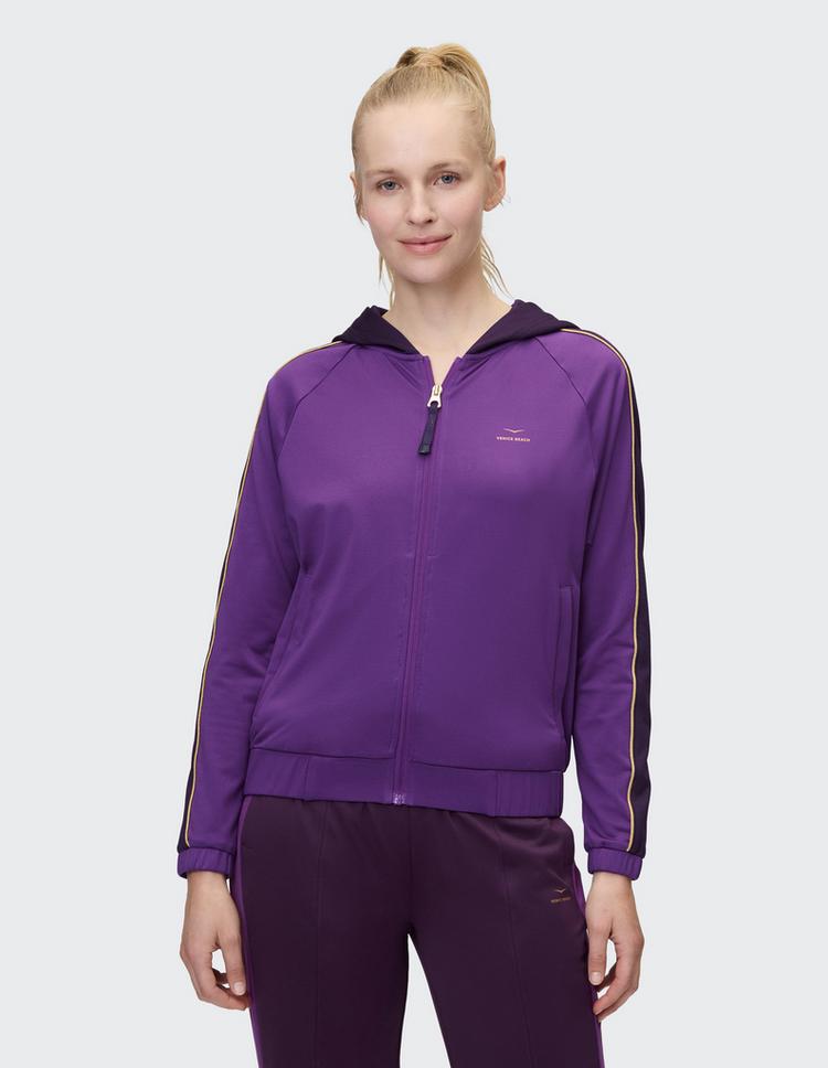 VENICE BEACH VENICE BEACH VB Gwendolyn Trainingsjacke Damen - crocus_eggplant - 0 | SportScheck