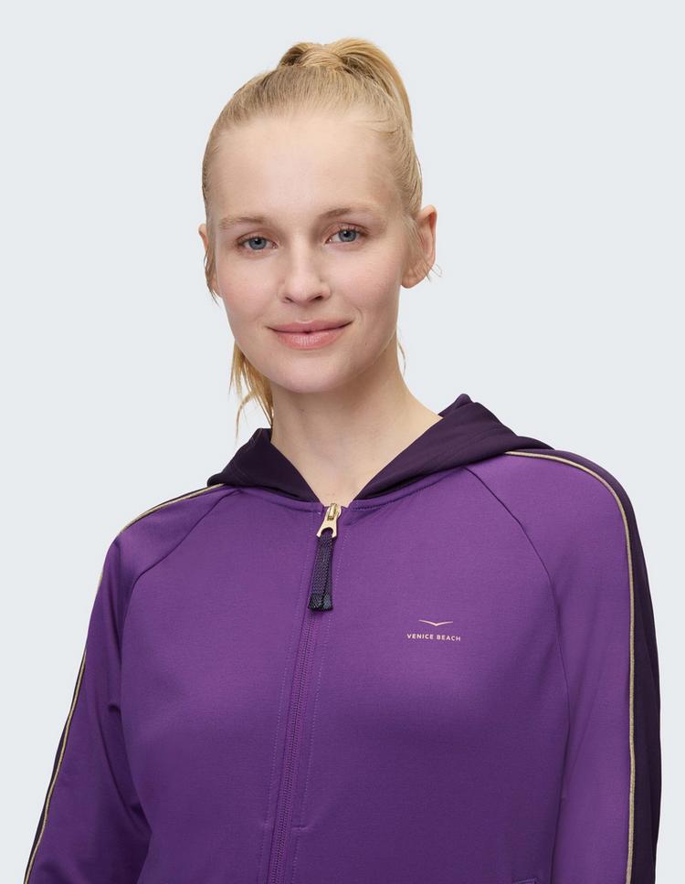VENICE BEACH VENICE BEACH VB Gwendolyn Trainingsjacke Damen - crocus_eggplant - 2 | SportScheck