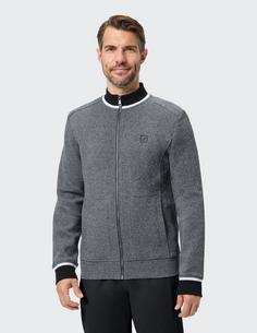 Rückansicht von JOY sportswear STEPHAN Trainingsjacke Herren night melange