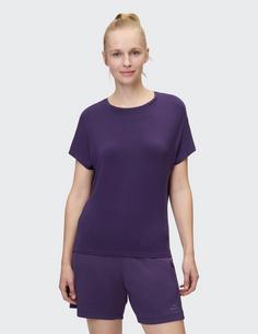 Rückansicht von VENICE BEACH VB Eileen T-Shirt Damen eggplant