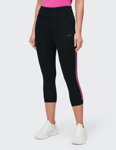 Rückansicht von VENICE BEACH VB Hattie Leggings Damen black_achat pink