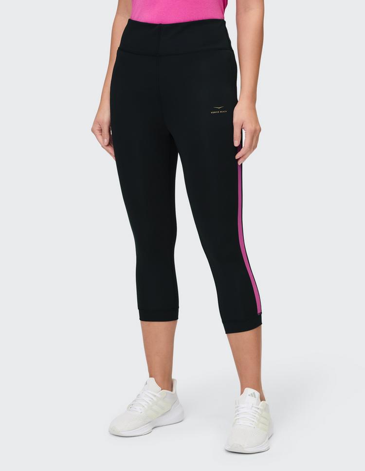VENICE BEACH VENICE BEACH VB Hattie Leggings Damen - black_achat pink - 0 | SportScheck