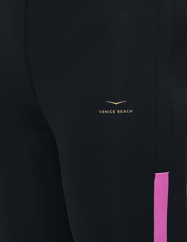 VENICE BEACH VENICE BEACH VB Hattie Leggings Damen - black_achat pink - 2 | SportScheck