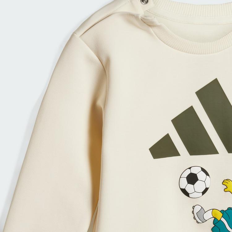 adidas adidas The Simpsons Set Kinder Trainingsanzug Kinder - Cream White - 0 | SportScheck