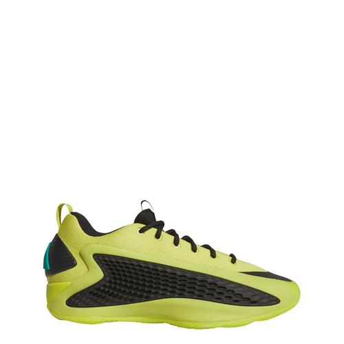 Rückansicht von adidas Anthony Edwards 1 Low Basketballschuh Basketballschuhe Preloved Lime / Core Black / Pure Teal