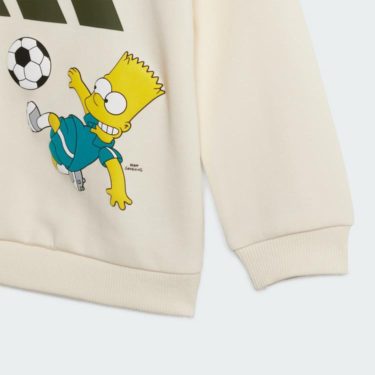 adidas adidas The Simpsons Set Kinder Trainingsanzug Kinder - Cream White - 1 | SportScheck