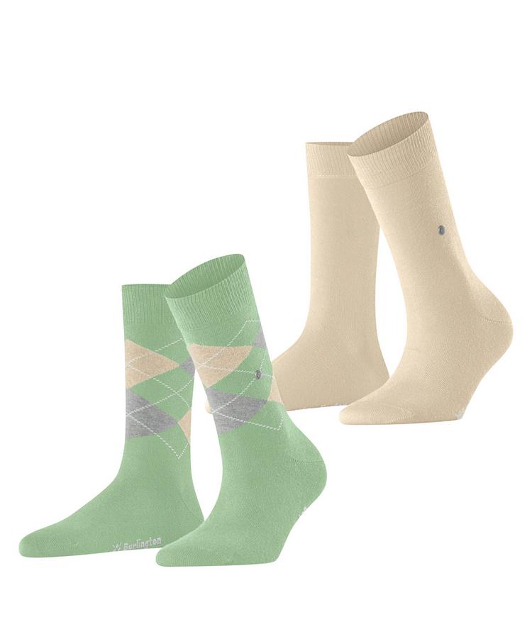 Burlington Burlington Everyday Mix SO 2-Pack Socken Damen - quiet green (7378) - 0 | SportScheck