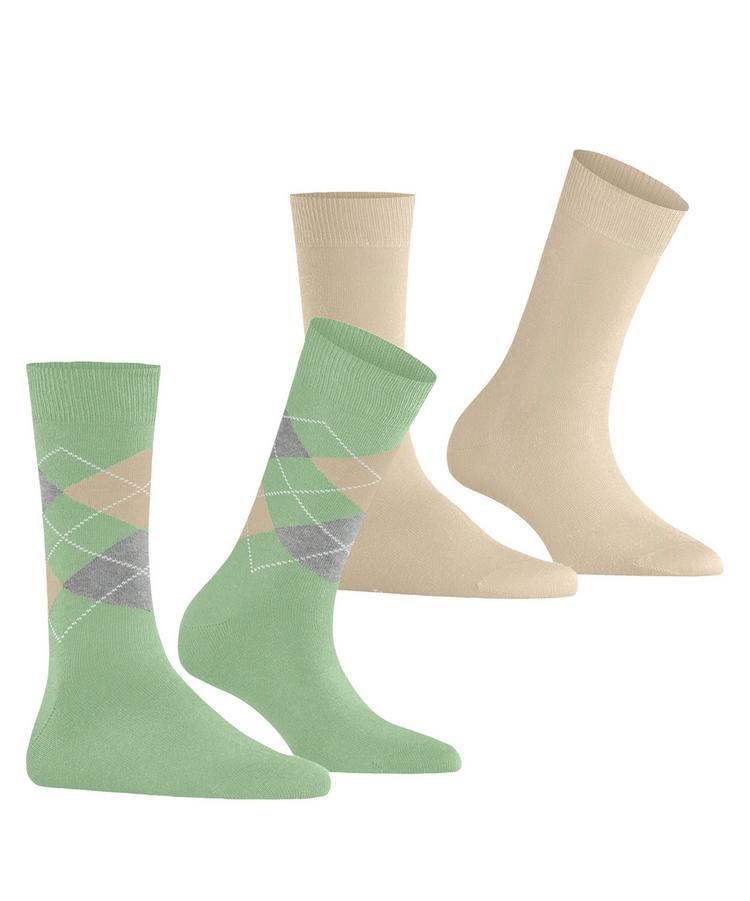 Burlington Burlington Everyday Mix SO 2-Pack Socken Damen - quiet green (7378) - 0 | SportScheck
