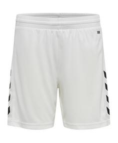 hummel hmlCore XK Poly Short Kids Fußballshorts Kinder weiss