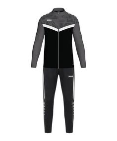 JAKO Iconic Trainingsanzug Kids Trainingsanzug Kinder schwarzgrau
