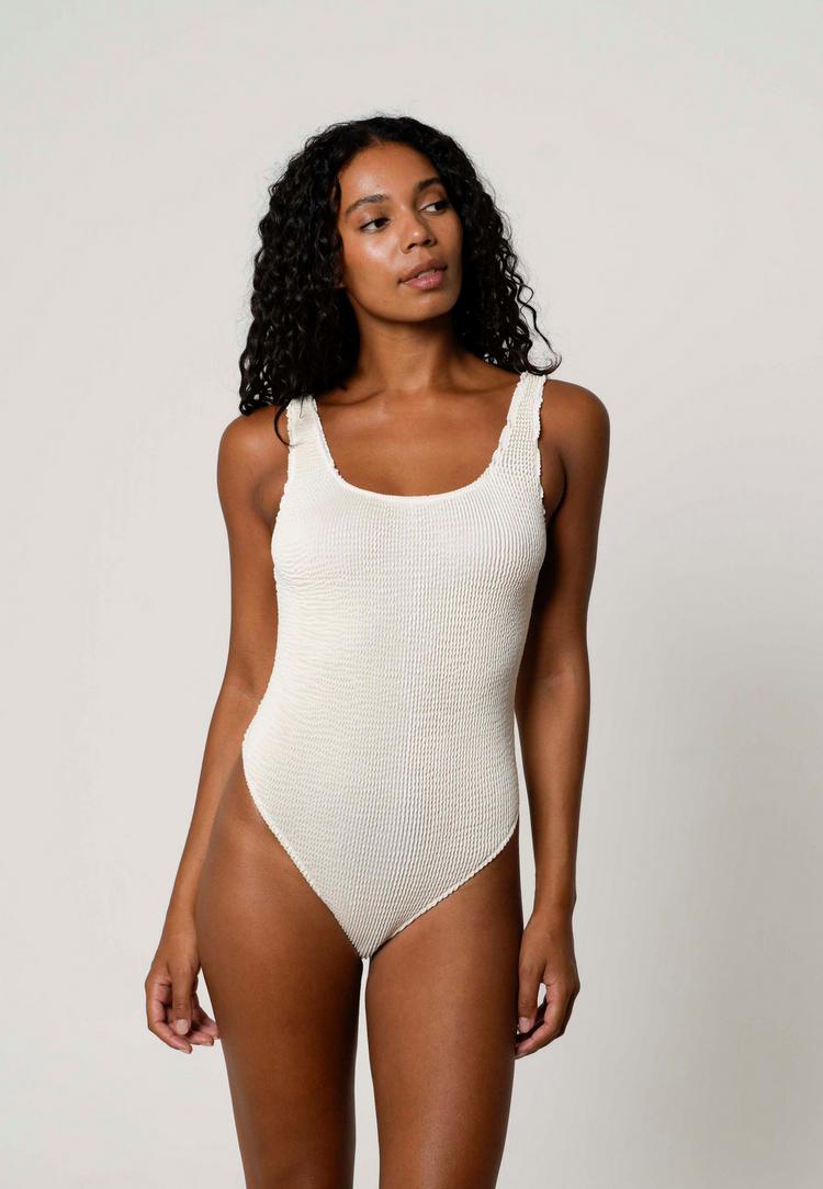 Moda Minx Moda Minx Scrunch Badeanzug Damen - Coconut - 0 | SportScheck