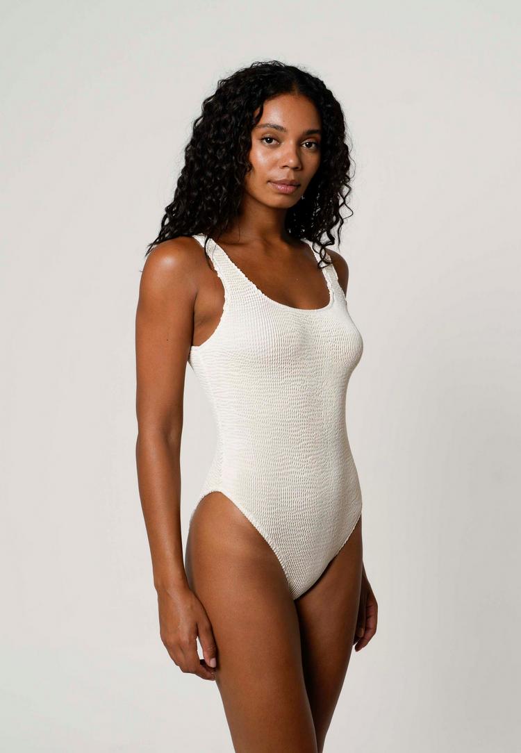 Moda Minx Moda Minx Scrunch Badeanzug Damen - Coconut - 2 | SportScheck