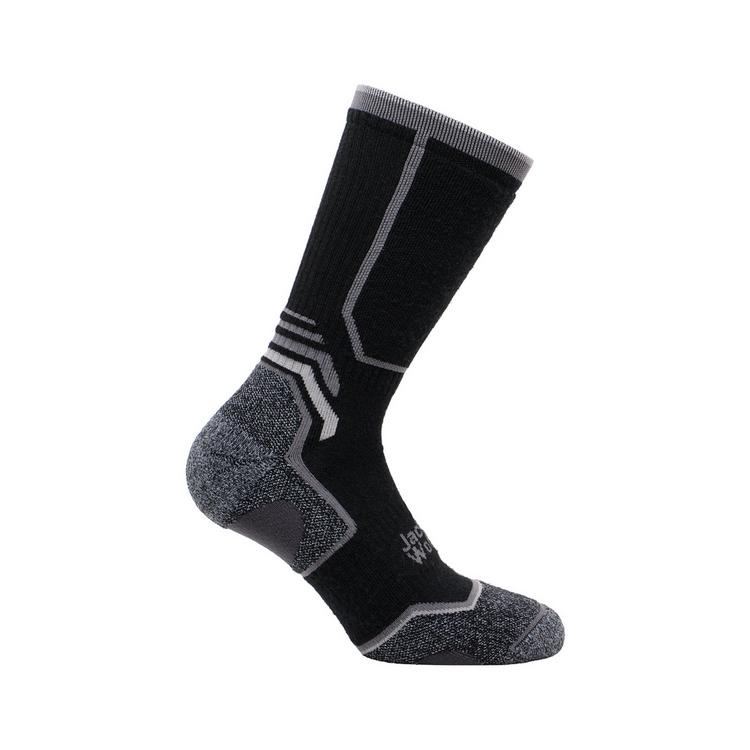 Jack Wolfskin Jack Wolfskin TREK MERINO SOCK CL C Socken - black - 0 | SportScheck