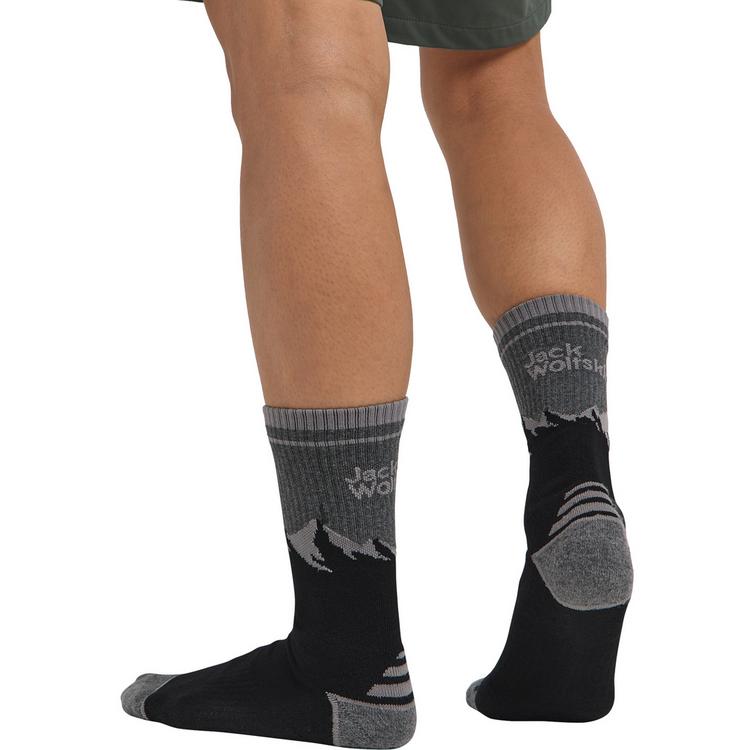 Jack Wolfskin Jack Wolfskin MOUNT MULTI SOCK CL C Socken - black / grey - 1 | SportScheck