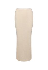 Moda Minx Scrunch Maxirock Damen - Beige