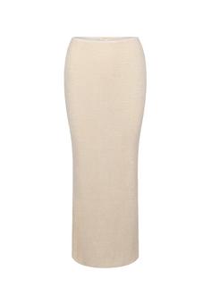 Moda Minx Scrunch Maxirock Damen Beige