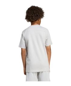 Rückansicht von adidas Tiro 25 Travel T-Shirt Kids Funktionsshirt Kinder grau