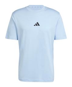 adidas Essentials Small Logo T-Shirt T-Shirt Herren blau
