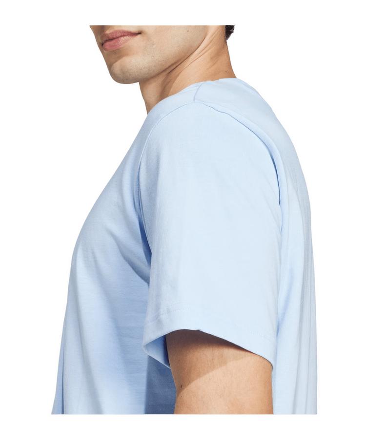 adidas adidas Essentials Small Logo T-Shirt T-Shirt Herren - blau - 1 | SportScheck