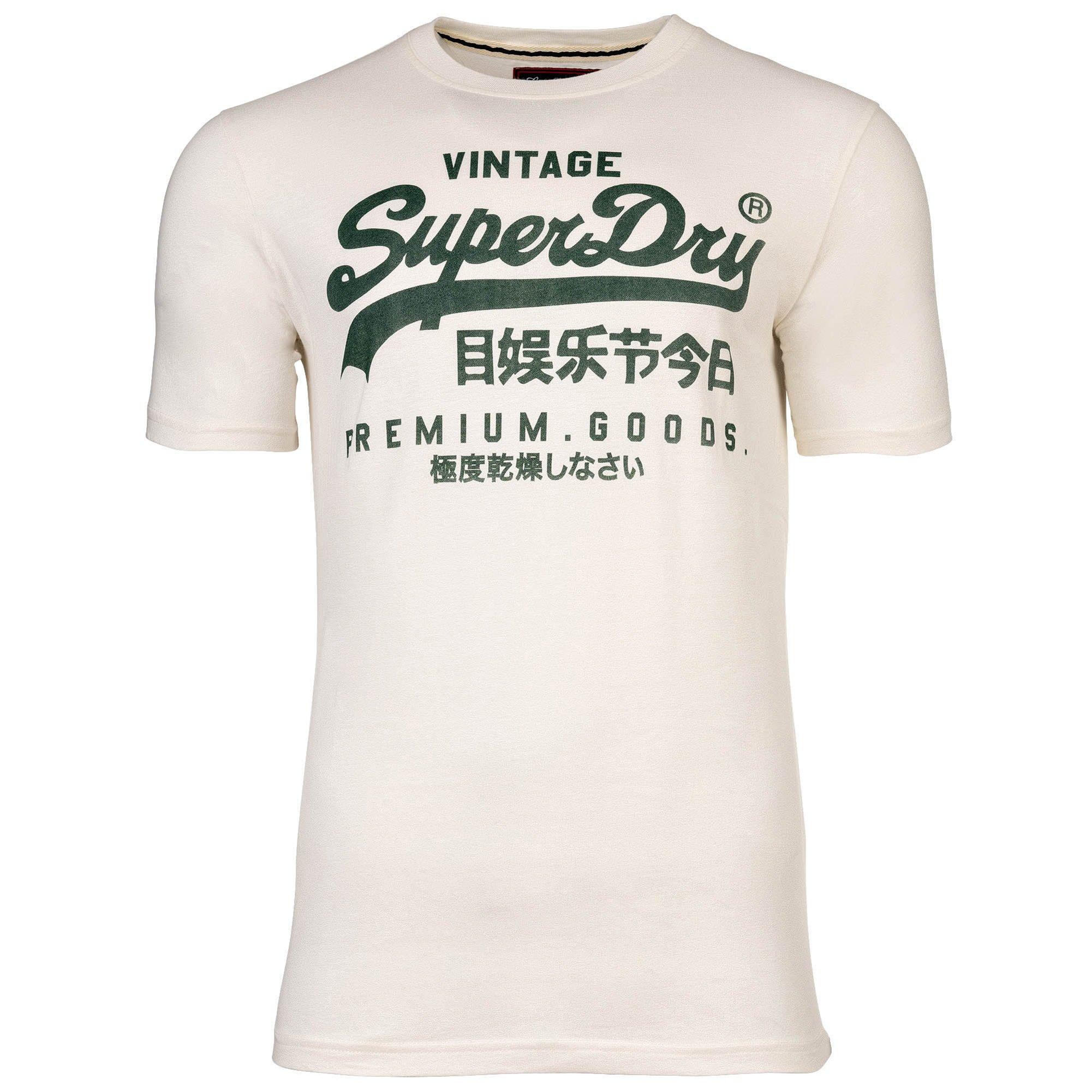 Superdry T-Shirt T-Shirt Herren - Wei&szlig;