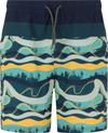 Cruz Marcel Badehose Herren - Print 3637 Yellow Wave