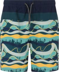 Cruz Marcel Badehose Herren - Print 3637 Yellow Wave