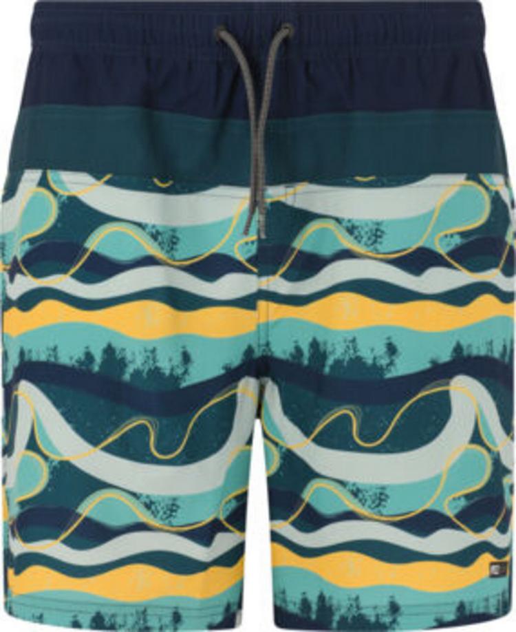 Cruz Cruz Marcel Badehose Herren - Print 3637 Yellow Wave - 0 | SportScheck
