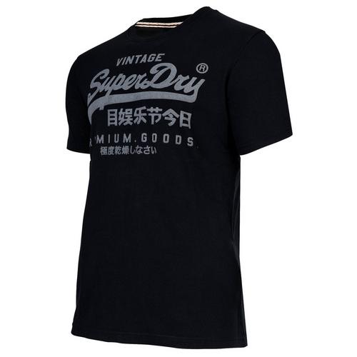 Rückansicht von Superdry T-Shirt T-Shirt Herren Dunkelblau