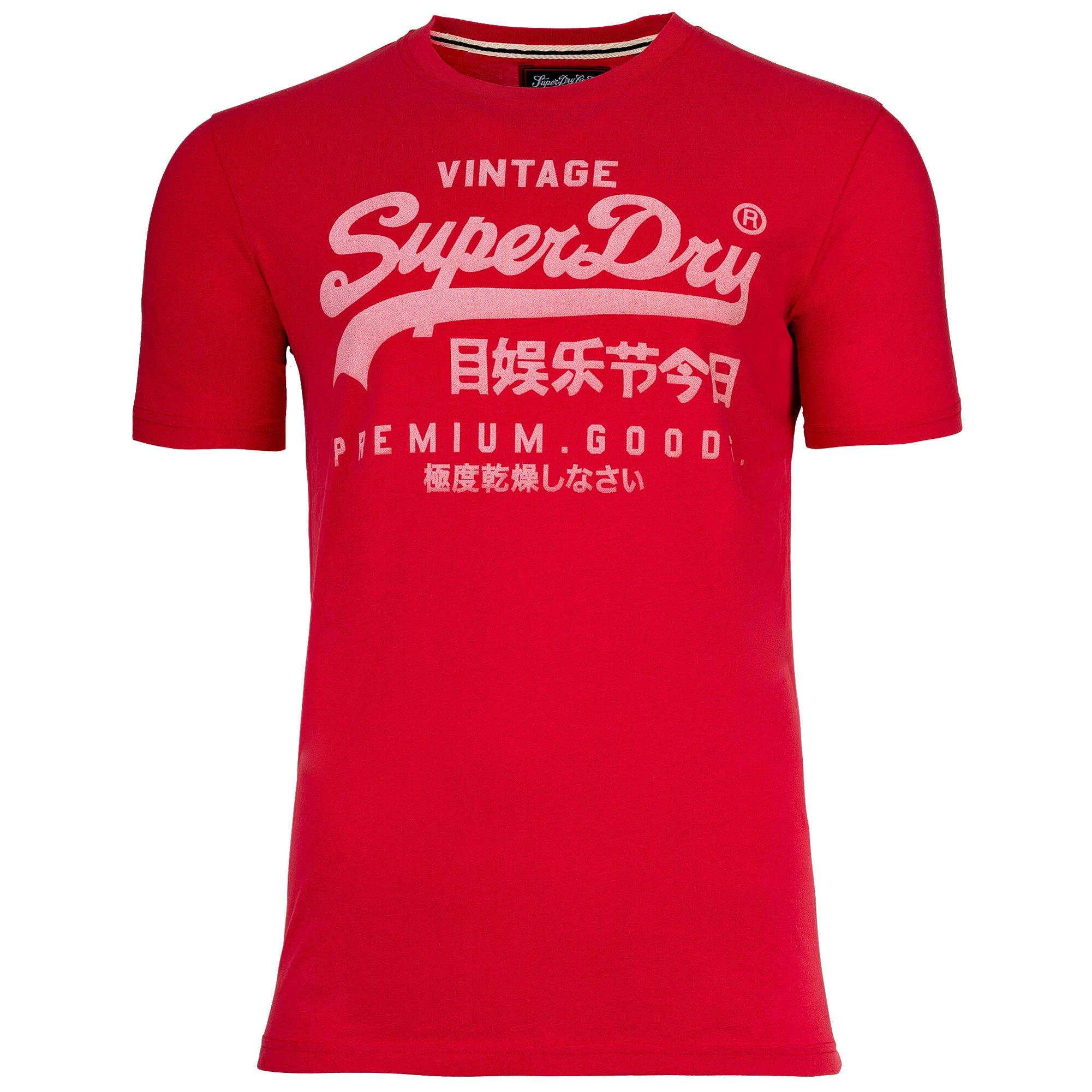 Superdry T-Shirt T-Shirt Herren - Rot