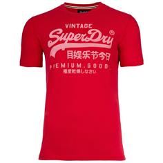 Superdry T-Shirt T-Shirt Herren Rot