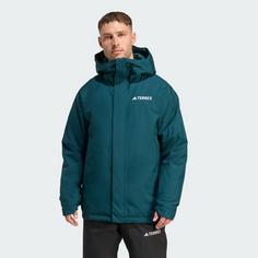 Rückansicht von adidas Terrex Multi 2L Rain.Rdy Isolationsjacke Outdoorjacke Herren Aurora Ivy