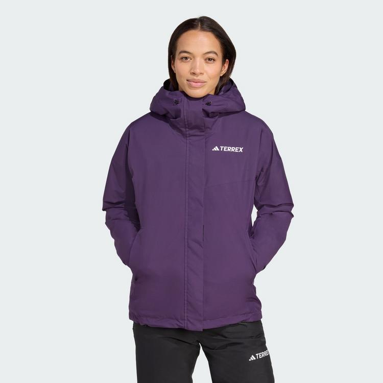 adidas adidas Terrex Multi 2L Rain.Rdy Isolationsjacke Trainingsjacke Damen - Aurora Plum - 0 | SportScheck