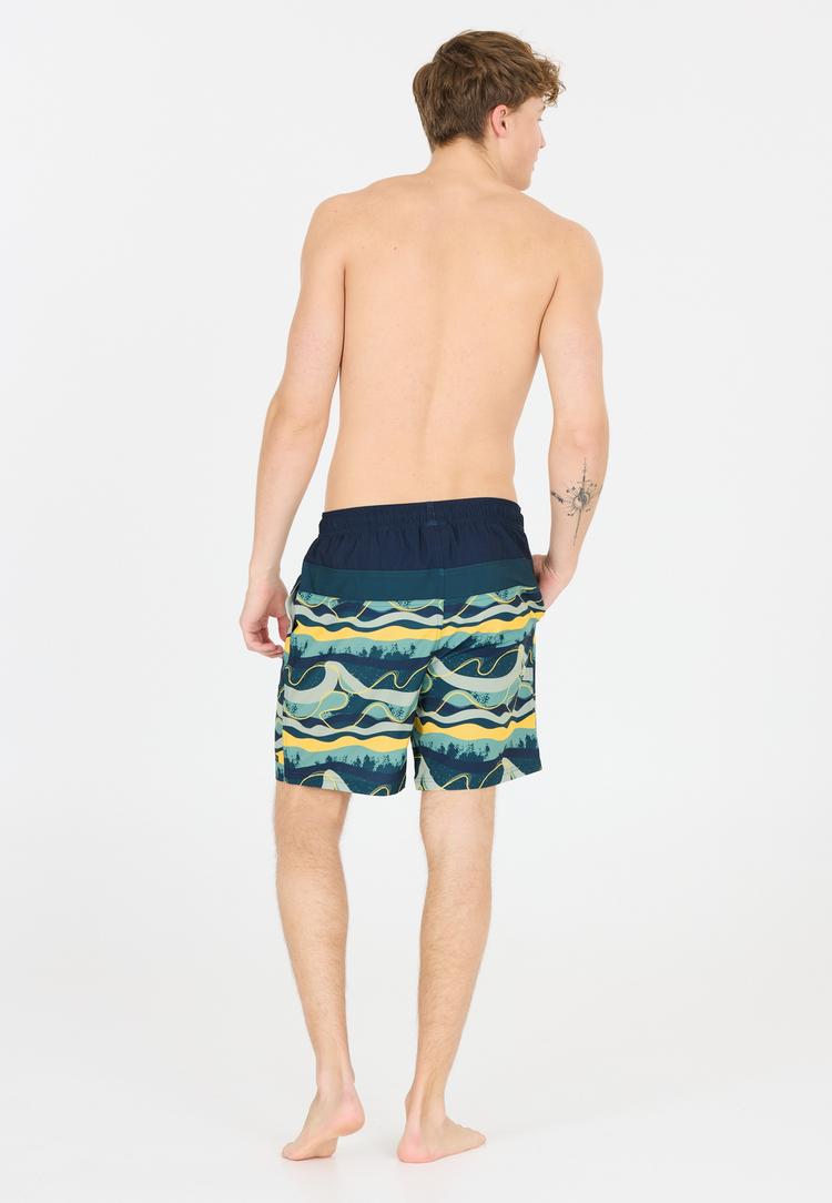 Cruz Cruz Marcel Badehose Herren - Print 3637 Yellow Wave - 2 | SportScheck