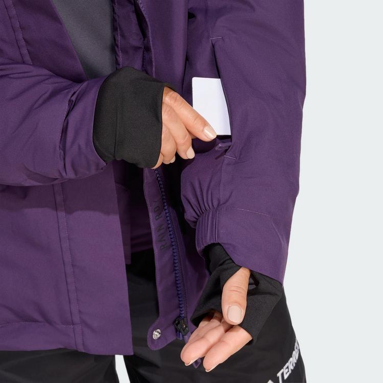 adidas adidas Terrex Multi 2L Rain.Rdy Isolationsjacke Trainingsjacke Damen - Aurora Plum - 1 | SportScheck