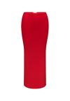 Moda Minx Scrunch Long Maxirock Damen - Red
