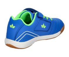 Rückansicht von LICO Hallenschuh Hallenschuhe Kinder blau/lemon