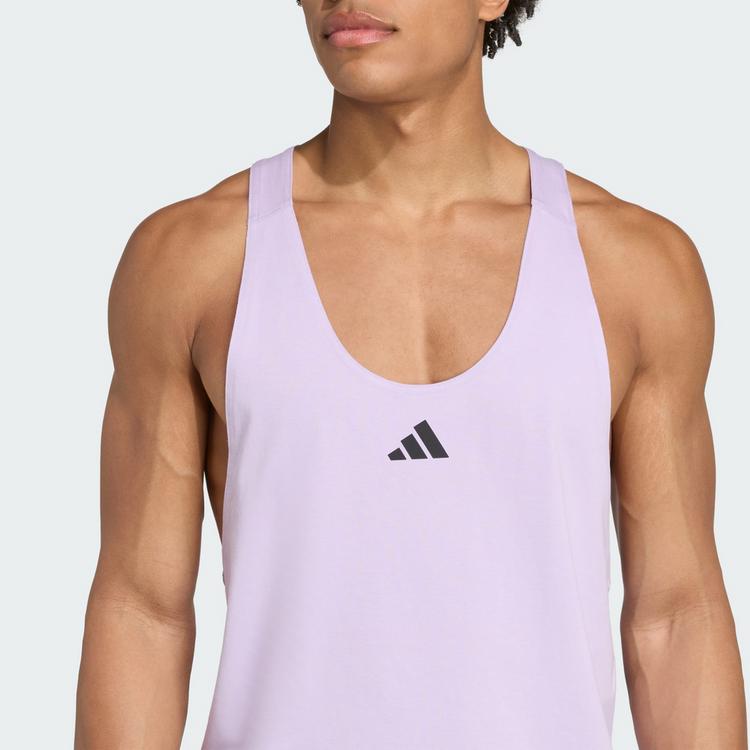 adidas adidas PrimeLift Stringer Tanktop Funktionstank Herren - Powder Plum - 1 | SportScheck