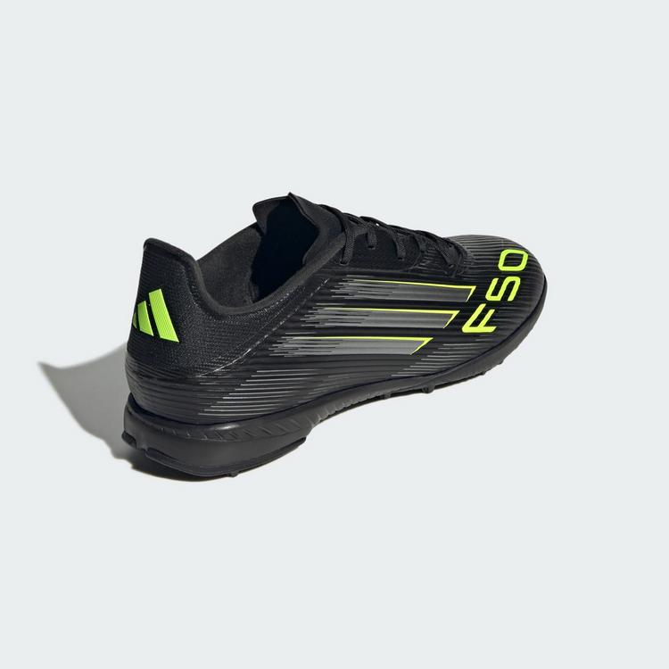 adidas adidas F50 League Fu&szlig;ballschuh, Rollrasen Fu&szlig;ballschuhe - Core Black / Iron Metallic / Lucid Lemon - 3 | SportScheck
